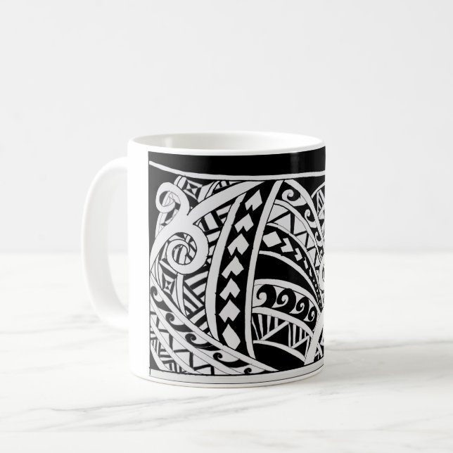 Polynesische Tasse (Vorderseite Links)