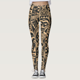 Polynesische Tätowierungen Leggings