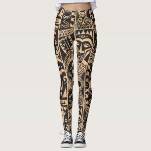 Polynesische Tätowierungen Leggings