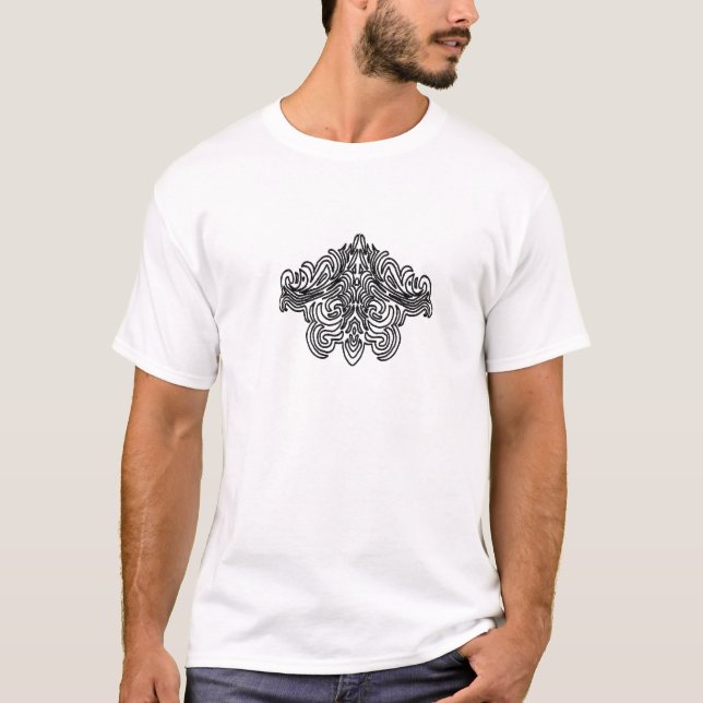 Polynesischer Entwurfs-T - Shirt (Vorderseite)