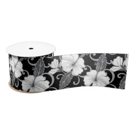 POLYNESISCHER TRAAM (SCHWARZ) SATIN RIBBON SATINBAND