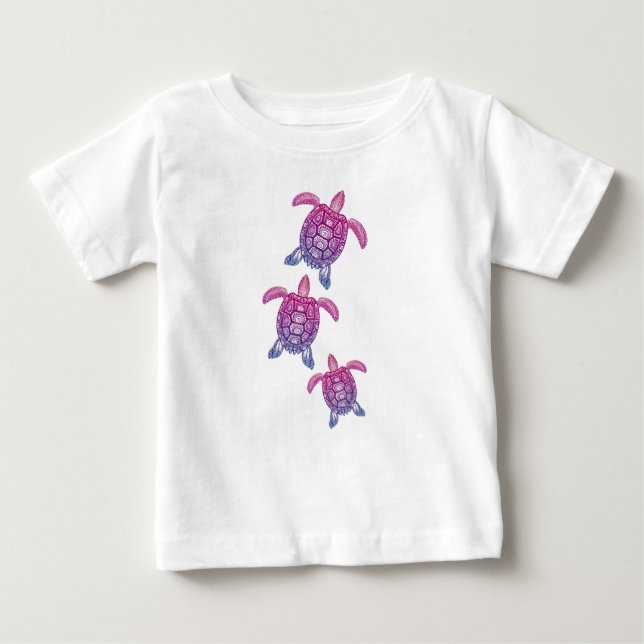 Polynesischer Turm Baby T-shirt (Vorderseite)