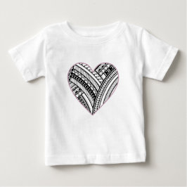 Polynesisches Herz Baby T-shirt