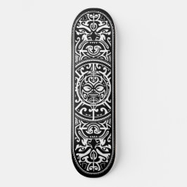 Polynesisches Stammesgefühl Holzkörner Skateboard