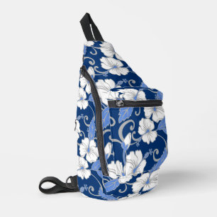 POLYNESISCHES TRAUMMUSTER IN BLAU CROSSBODY BAG