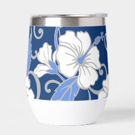 POLYNESISCHES TRAUMPATTER IN BLAU