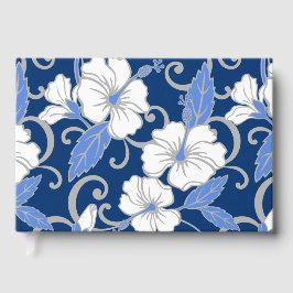 POLYNESISCHES TRAUMPATTER IN BLAU GÄSTEBUCH