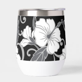 POLYNESISCHES TRAUMPATTER IN SCHWARZ