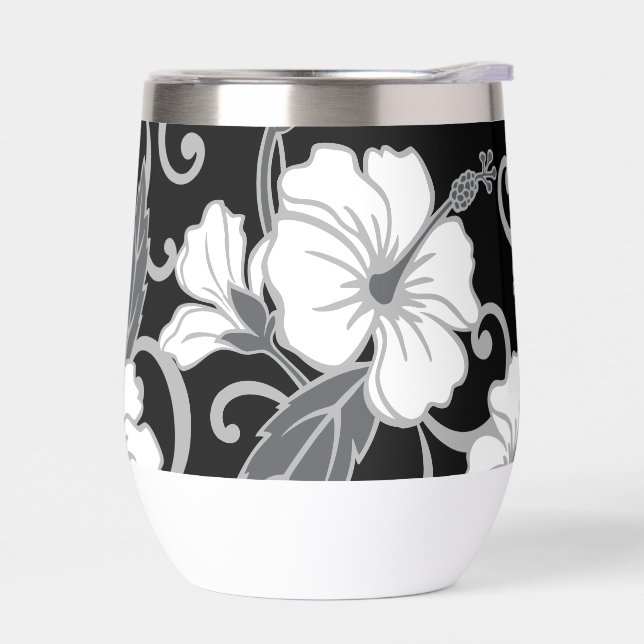 POLYNESISCHES TRAUMPATTER IN SCHWARZ (Links)