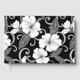 POLYNESISCHES TRAUMPATTER IN SCHWARZ GÄSTEBUCH