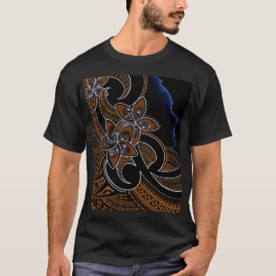 Polynesisches Tribal-Design T-Shirt