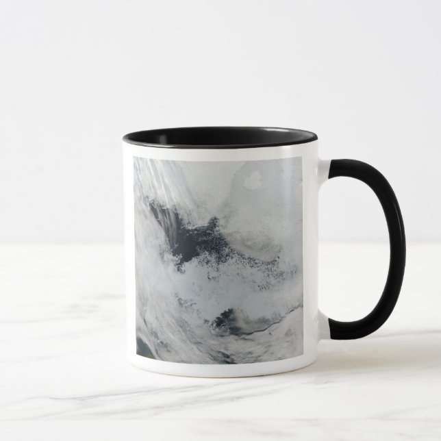 Polynya (offenes Wasser) im Beaufort Meer Tasse (Rechts)