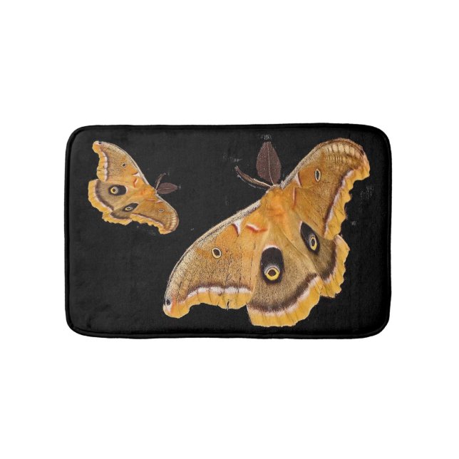 Polyphemus Moth Bath Mats Badematte (Vorderseite)