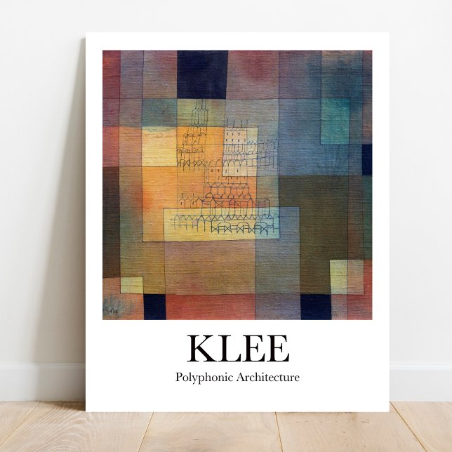 Polyphonische Architektur von Paul Klee Poster (
Klee's Polyphonic Architecture: Own this iconic masterpiece! High-quality art print)