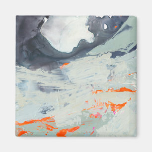 Polyphonisches Meer - Beige Magnet