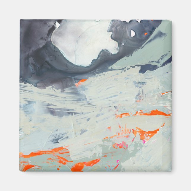 Polyphonisches Meer - Beige Magnet (Vorne)