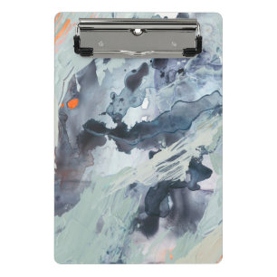 Polyphonisches Meer - Blau Mini Klemmbrett