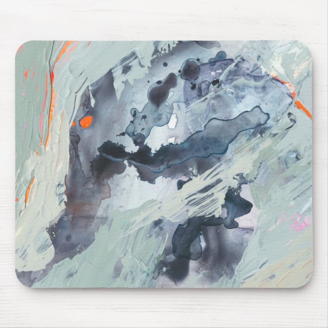 Polyphonisches Meer - Blau Mousepad (Vorne)