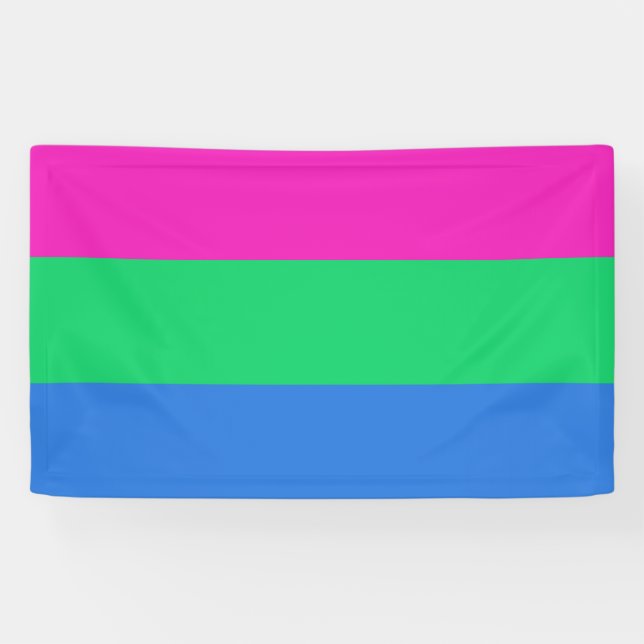 Polysex Pride Flag Banner (Horizontal)