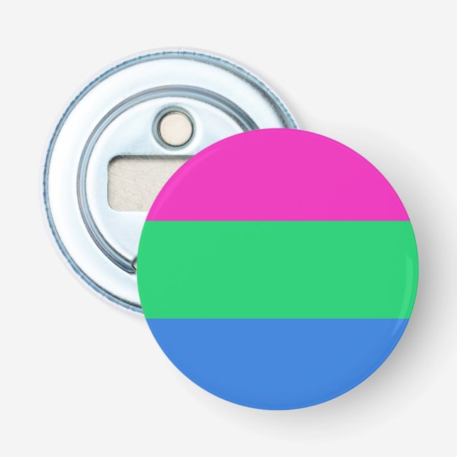 Polysex Pride Flag Flaschenöffner (Vorderseite)