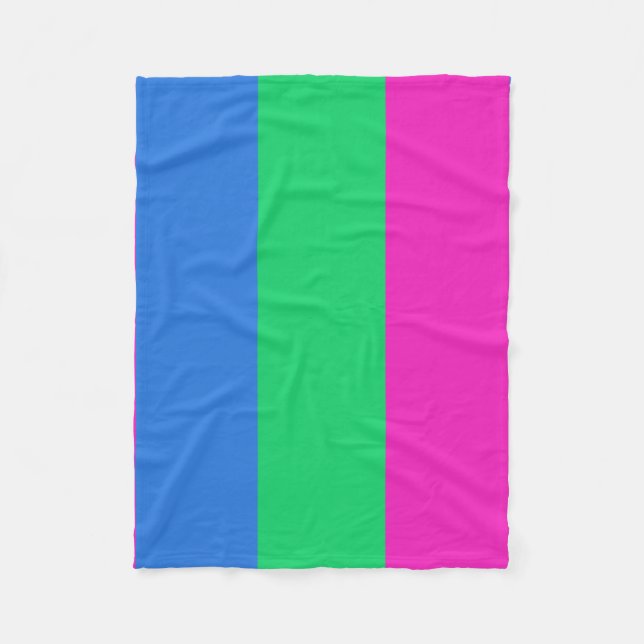 Polysex Pride Flag Fleecedecke (Vorderseite)