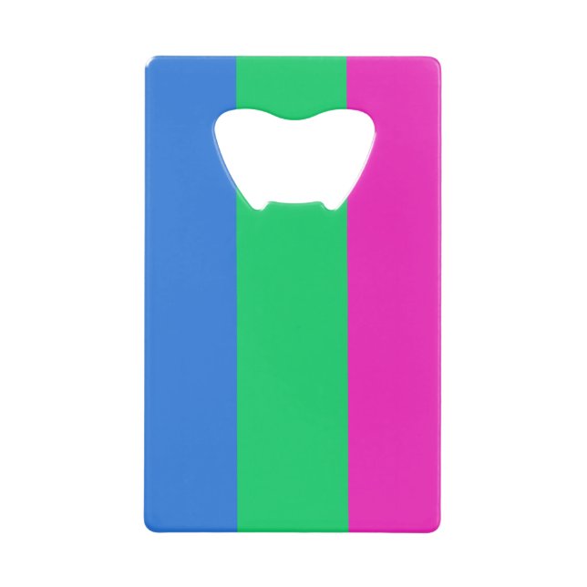 Polysex Pride Flag Geldbeutel Flaschenöffner (Vorderseite)