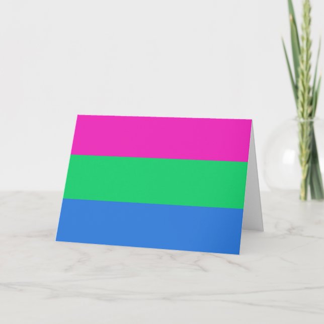 Polysex Pride Flag Karte (Vorderseite)