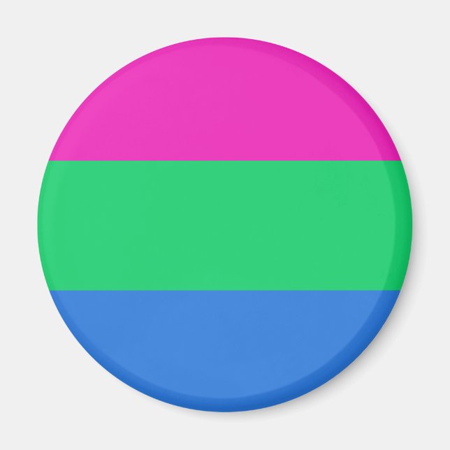 Polysex Pride Flag Magnet (Vorne)