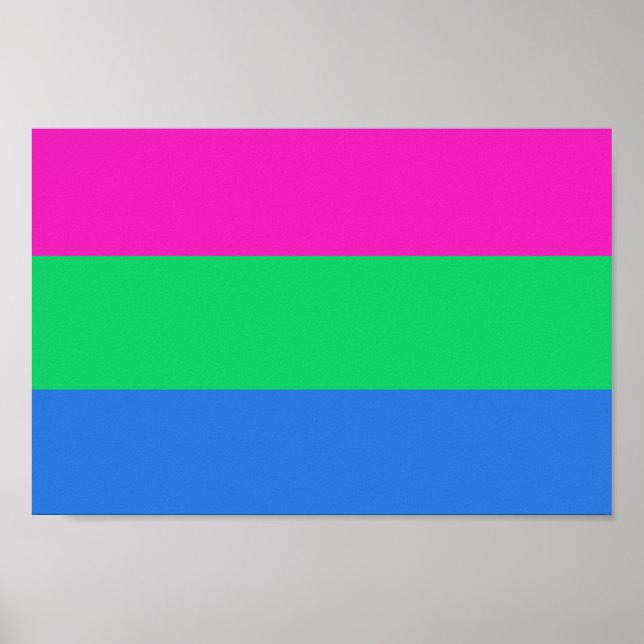 Polysex Pride Flag Poster (Vorne)