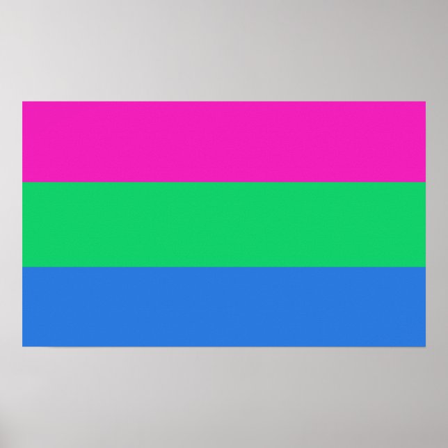 Polysex Pride Flag Poster (Vorne)