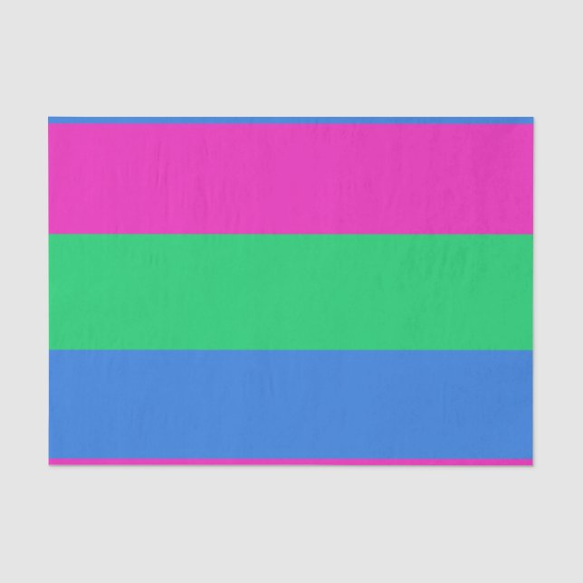 Polysex Pride Flag Seidenpapier (Vorderseite)