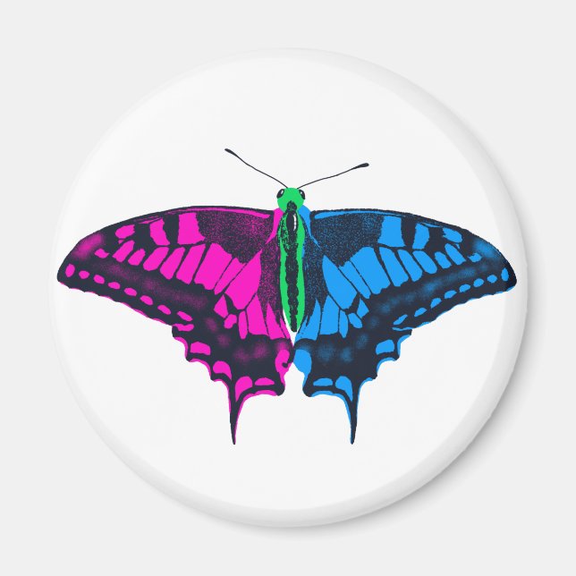 Polysexual Stolperflagge Frack Butterfly Magnet (Vorne)