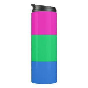 Polysexualitäts-Stolzflagge Thermosbecher