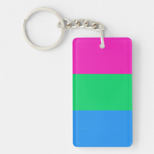Polysexualitätsflagge Schlüsselanhänger