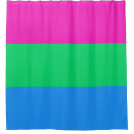 Polysexuelle Flagge Duschvorhang