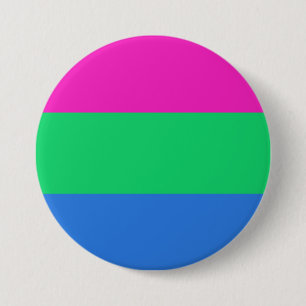 Polysexuelle Pride-Flagge Button