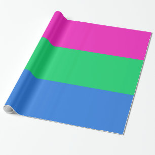 Polysexuelle Pride-Flagge Geschenkpapier