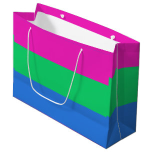 Polysexuelle Pride-Flagge Große Geschenktüte