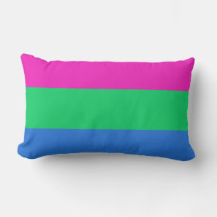 Polysexuelle Pride-Flagge Lendenkissen