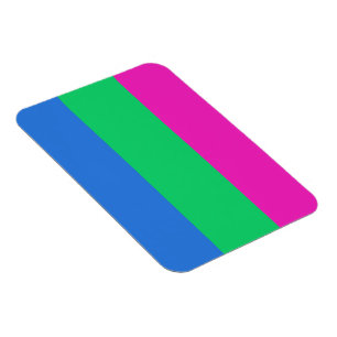 Polysexuelle Pride-Flagge Magnet