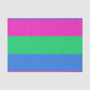 Polysexuelle Pride-Flagge Seidenpapier