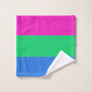 Polysexuelle Pride-Flagge Waschlappen