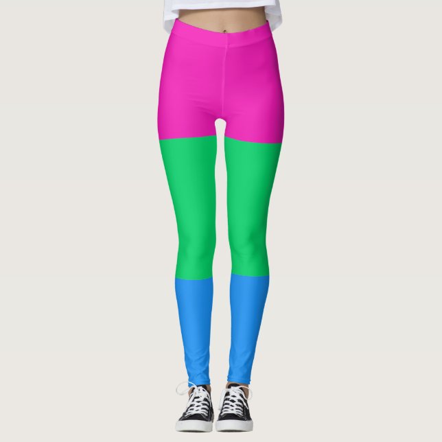 Polysexueller Stolz Leggings (Vorderseite)