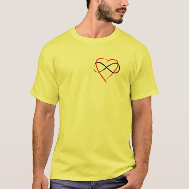 Polysymbolbürstenende T-Shirt (Vorderseite)