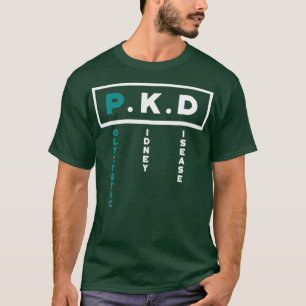 Polyzystische Nierenerkrankung PKD-Bewusstseinsfam T-Shirt