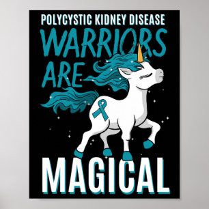 Polyzystische Nierenerkrankung Pkd Pkd Unicorn Awa Poster