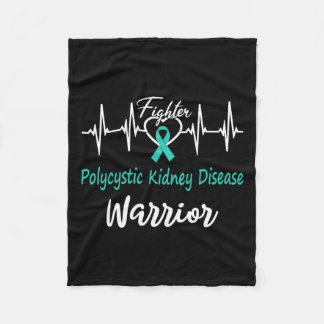 Polyzystische Nierenerkrankung Pkd Warrior Heartbe Fleecedecke