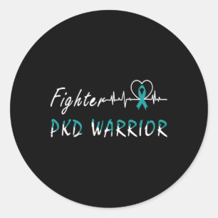 Polyzystische Nierenerkrankung Pkd Warrior Support Runder Aufkleber
