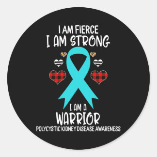 Polyzystische Nierenerkrankung Runder Aufkleber
