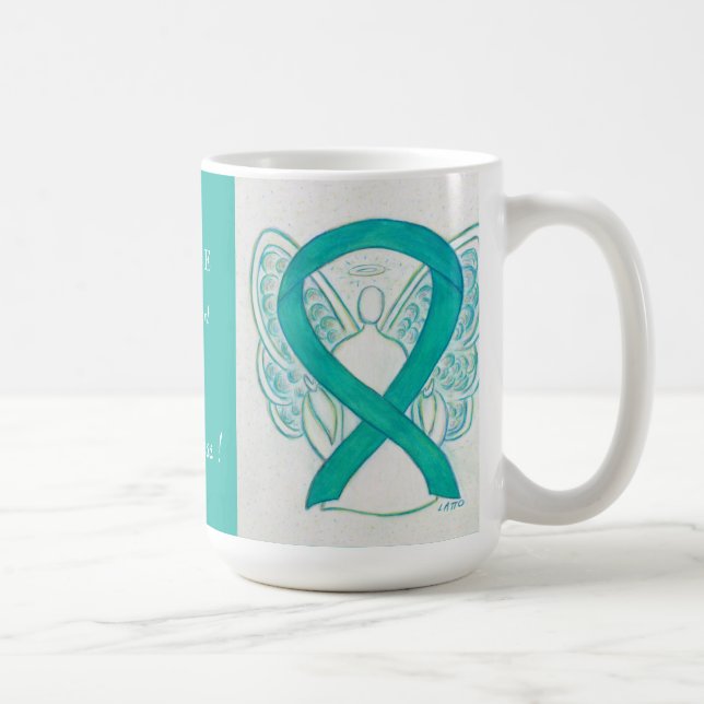 Polyzystisches Ovarialsyndrom (PCOS) Angel-Tasse Kaffeetasse (Rechts)